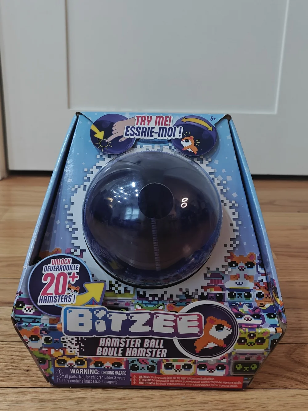 Bitzee Hamster Ball - Blue Packaging